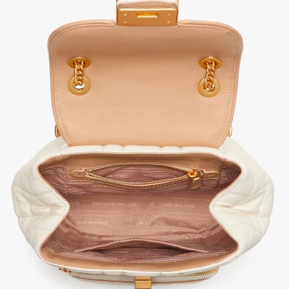 NWT KATE SPADE‎ Evelyn Quilted Small Leather Backpack - Picture 5 of 12